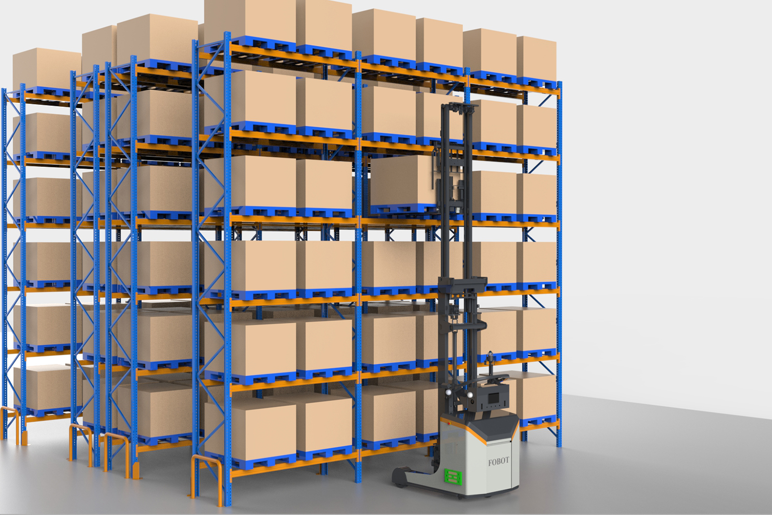High-level shelf warehouse