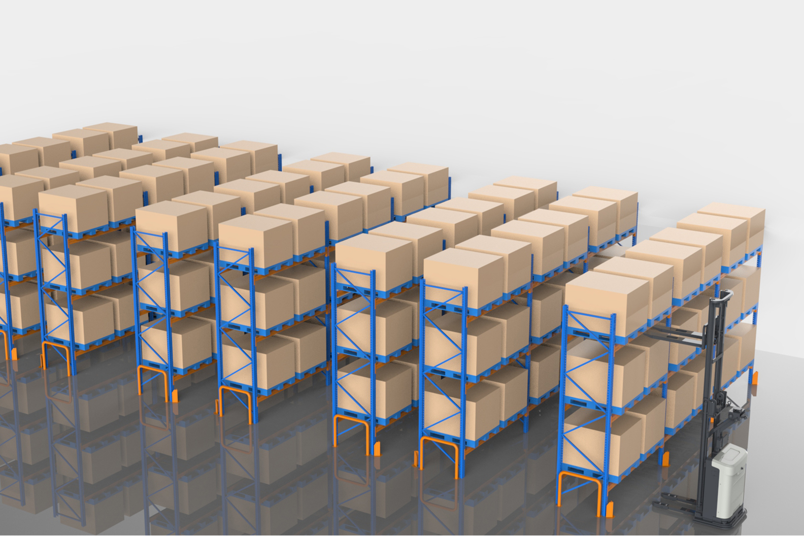 Ordinary shelf warehouse